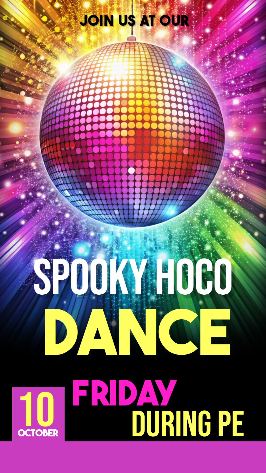 Spooky HOCO Dance #attendancematters